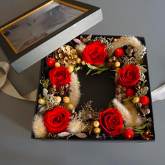 Orange Preserved Roses-Last 3 Years