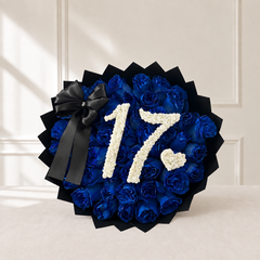 Mon Amour Initial Rose Bouquet