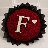 Mon Amour Initial Rose Bouquet