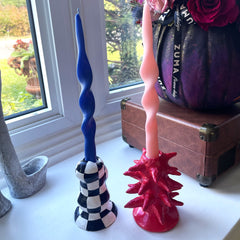 Unique Handmade Candle Holder Set