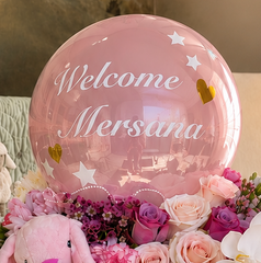 Balloon with costume note