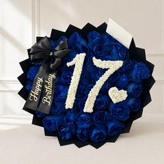Mon Amour Initial Rose Bouquet