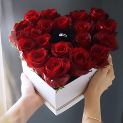 Heart Shape Premium Rose Box