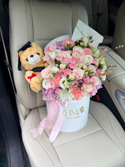 Proud Grad Bear Flowers