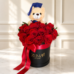 Scarlet Scholar Rose Box