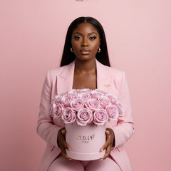 Blush Pink Rose Box | Luxury Flower Arrangement in Toronto