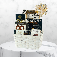 Black and White Gift Basket