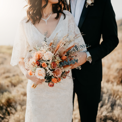 Rustic Sunset Bridal Bouquet