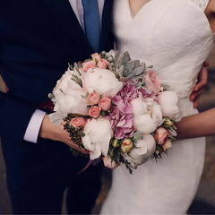 Blush Radiance Bridal Bouquet