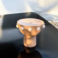 Decorative paper mashe handmade Tall Bowl