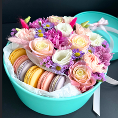 Macarons Bloom in Tiffany Blue