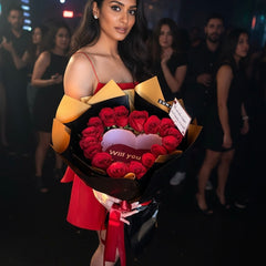 Burning Bouquet-Valentine Surprise