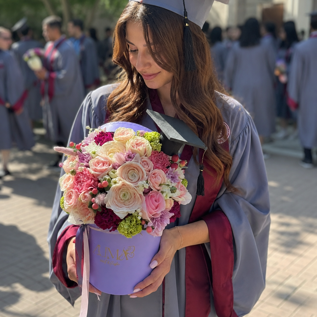 Grad Cap on Garden Jewel