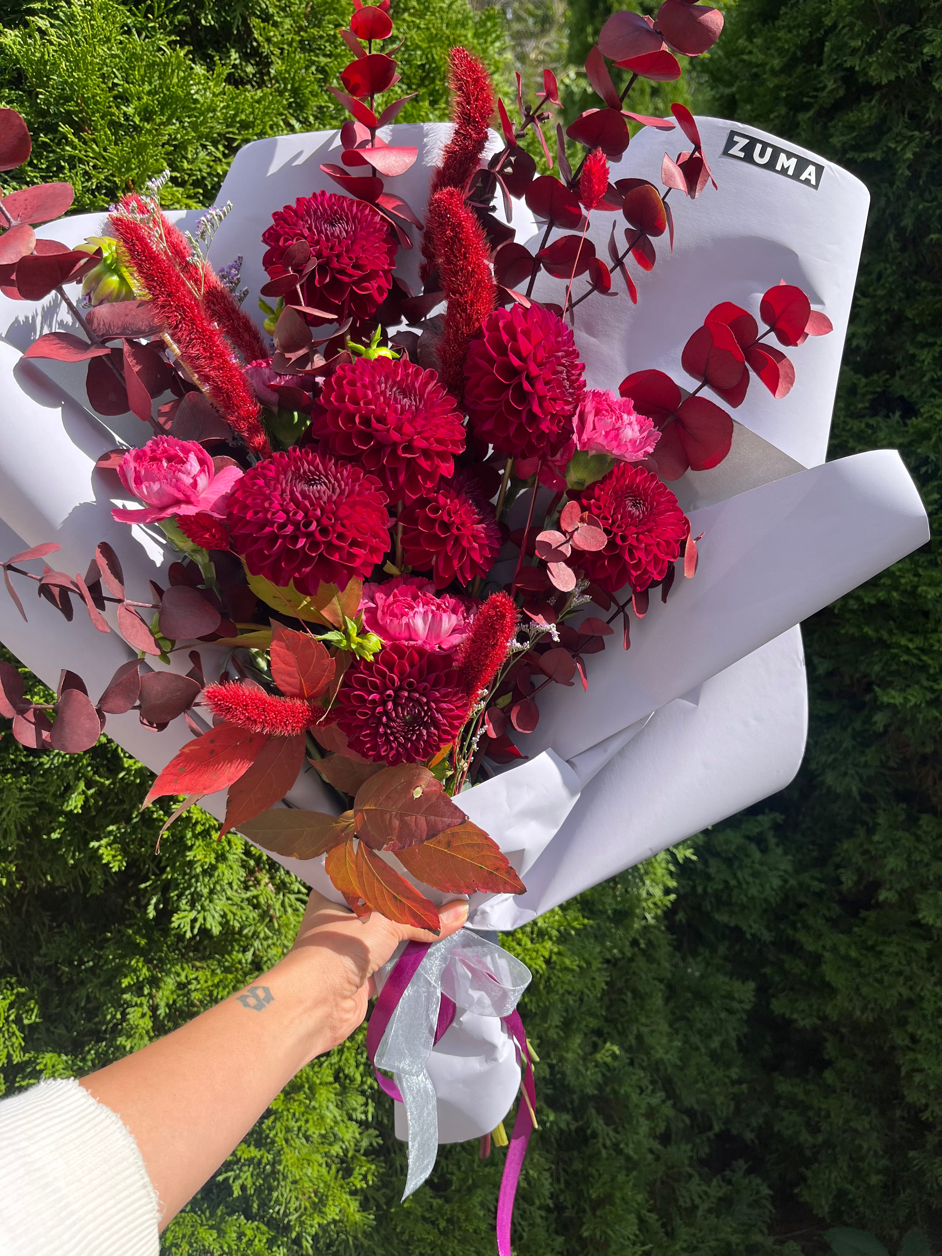 Burgundy Elegance Bouquet