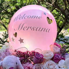 Balloon with costume note