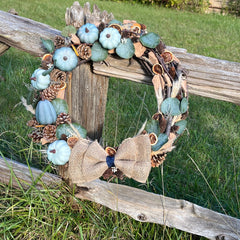 Rustic Pumpkin Wreath