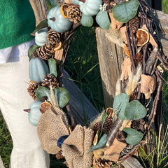 Rustic Pumpkin Wreath