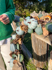 Rustic Pumpkin Wreath