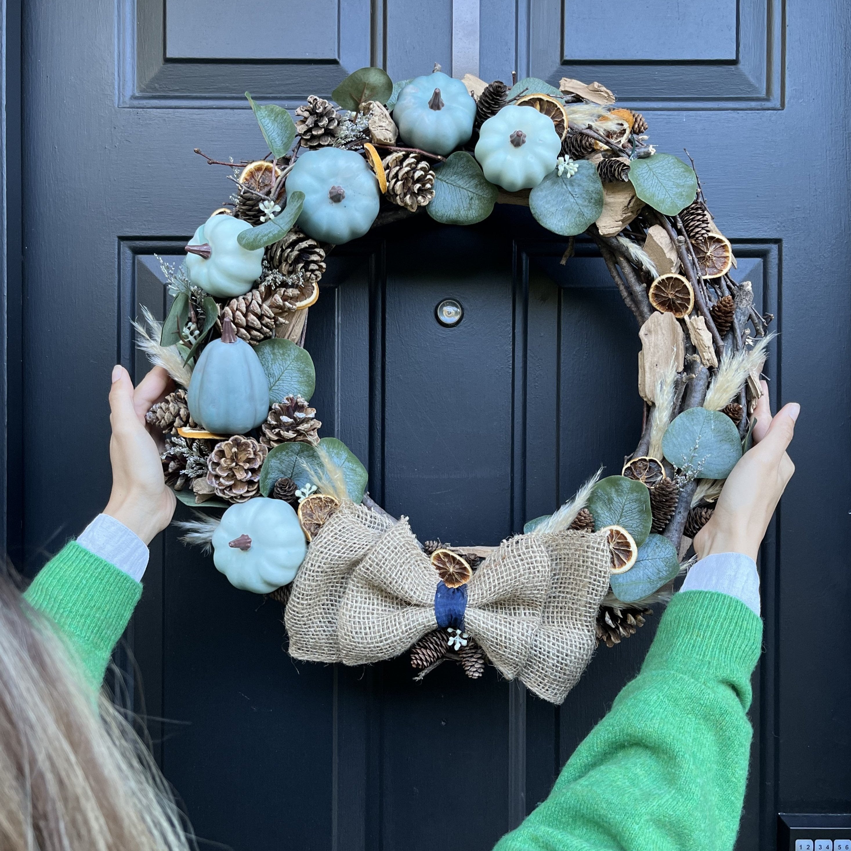 Rustic Pumpkin Wreath