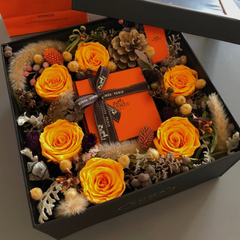 Orange Preserved Roses