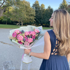 Luxurious Pink Rose Bouquet