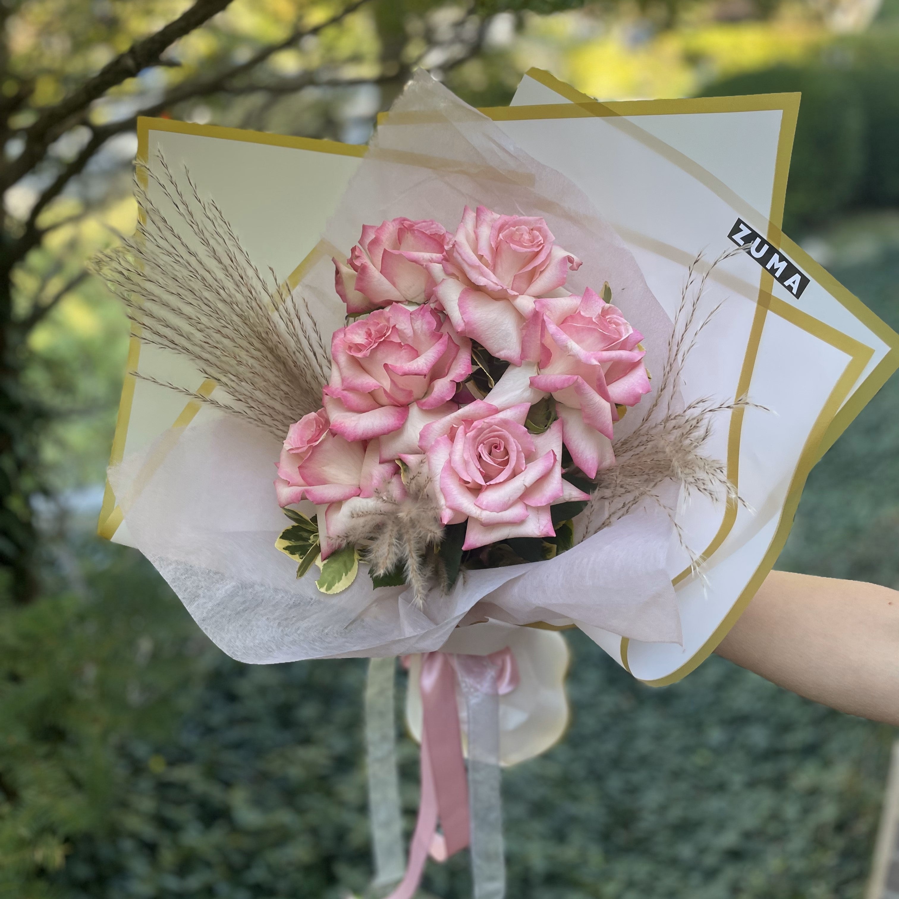 Blush Pink Rose Bouquet