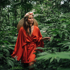 Romantic Garden-Inspired Floral Headpiece