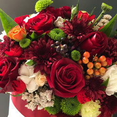 Crimson Romance Floral Arrangement