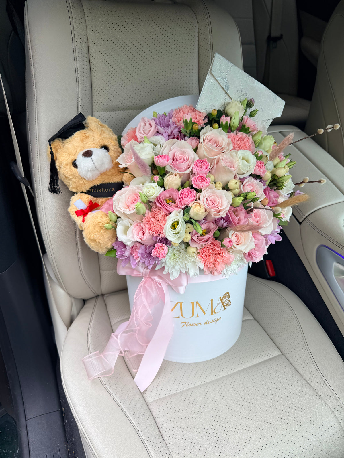 Proud Grad Bear Flowers