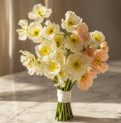 Dua Inspired Poppy Bouquet