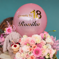 Balloon with costume note
