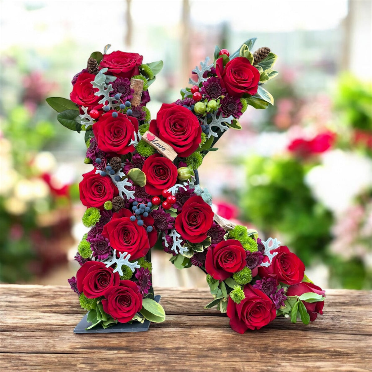 *完成*flower✿様オーダー Custom Flower Letter Arrangement – ZUMA Flower