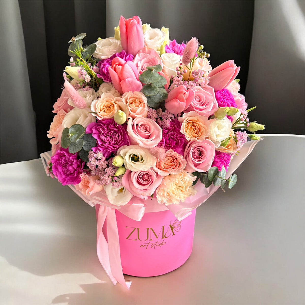 Plush Symphony in Hot Pink