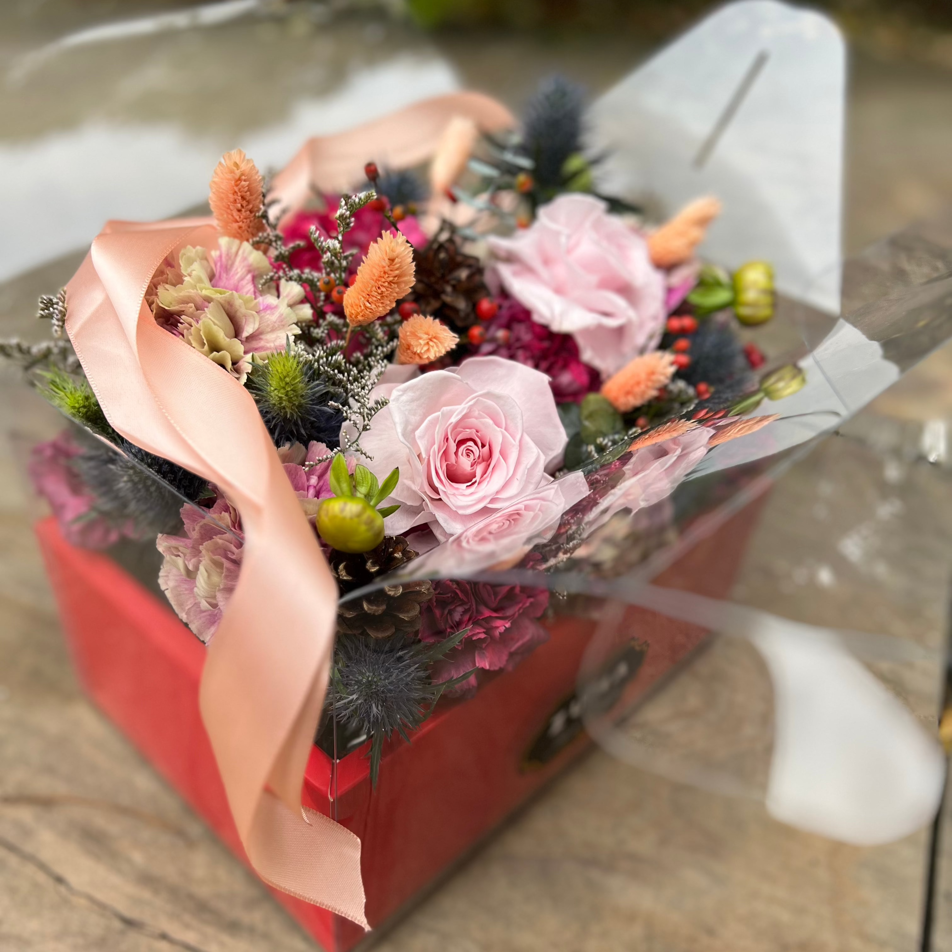 Red Gift Box Arrangement