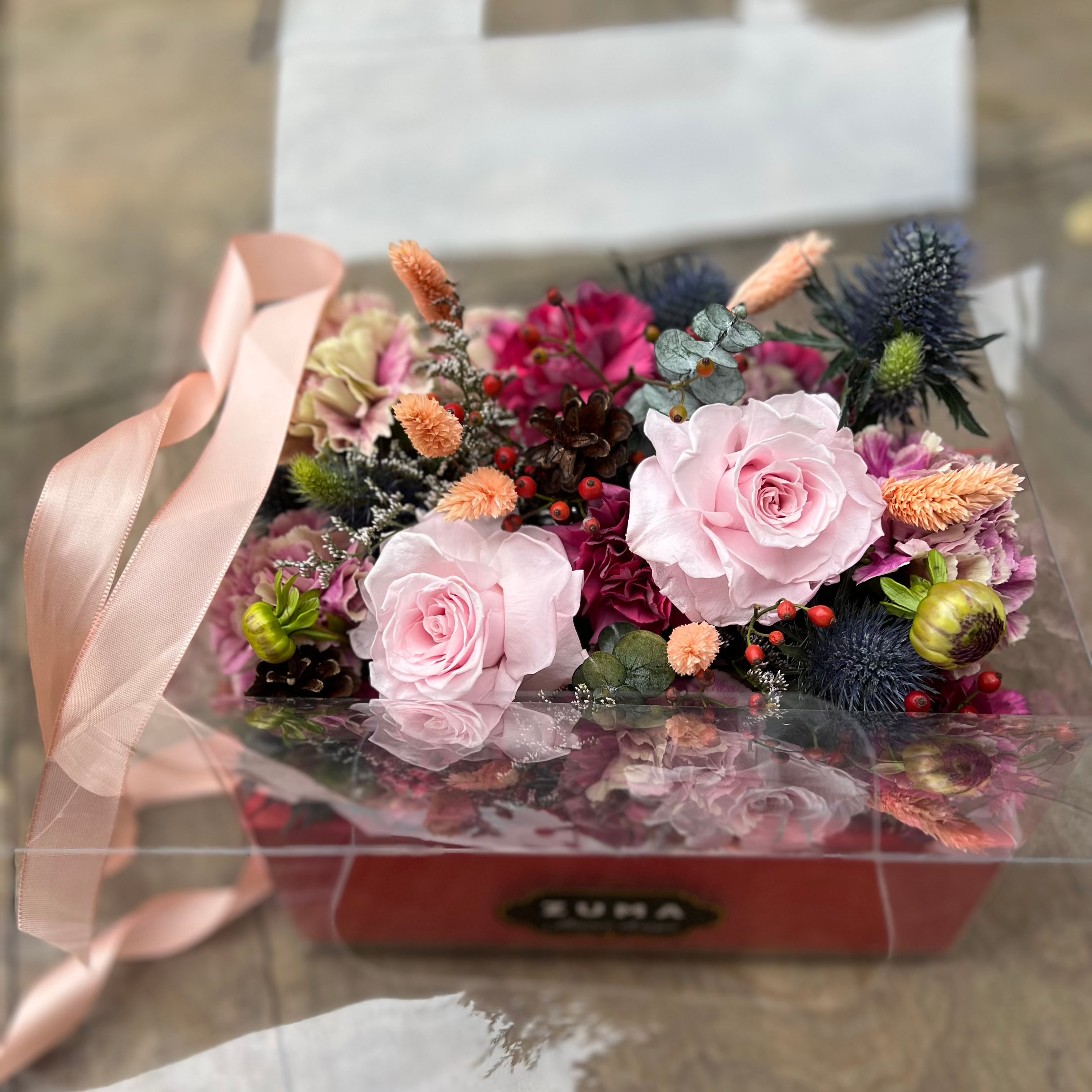 Red Gift Box Arrangement