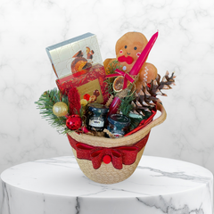 Gingerbread doll and Sweeties Gift Basket