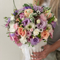 Pastel Garden in vase