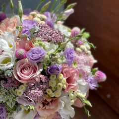 Pastel Garden in vase